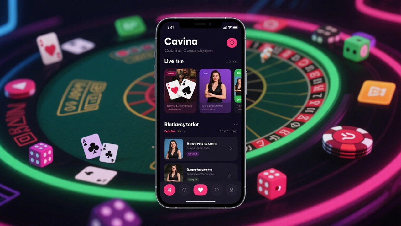 Cassino ao vivo no app da e77